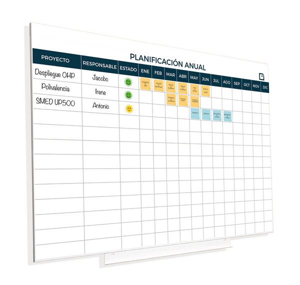 Panel Planificación anual