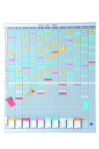 Panel de Fichas "T" Planificación anual (12x54) - Tienda LEAN