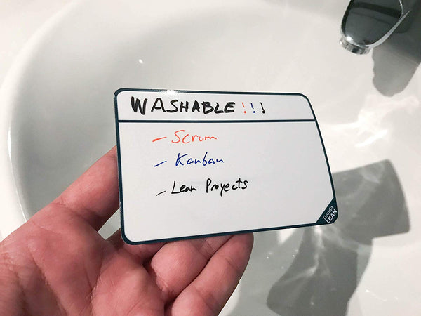 Tarjeta magnética para proyectos, SCRUM, KANBAN.15 imanes. Rojo - Tienda LEAN