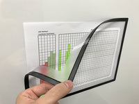 Pack de 5 Fundas Magnéticas A4 con ventana. Marco magnético - Tienda LEAN