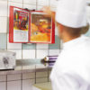 Expositor de pared metal para 10 fundas A4 - Tienda LEAN