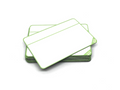 Tarjeta magnética para proyectos, SCRUM, KANBAN.15 imanes. Verde