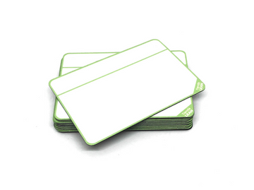 Tarjeta magnética para proyectos, SCRUM, KANBAN.15 imanes. Verde