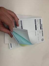 Talonario autocopiativo para las ideas de mejora (25 ideas)