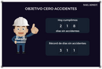 Panel de Seguridad: días sin accidentes