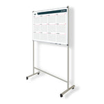 Pizarra de planificación anual tipo calendario personalizable