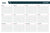 Pizarra de planificación anual tipo calendario personalizable