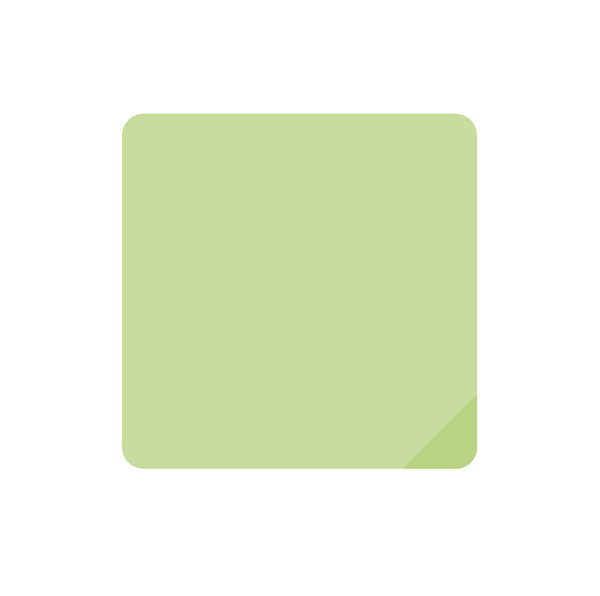 Nota magnética para proyectos, SCRUM, KANBAN.15 imanes. Verde
