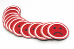 Smiley magnético 5cm. Pack de 25 (10 verdes, 5 amarillos o 10 rojos) - Tienda LEAN