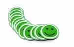 Smiley magnético 5cm. Pack de 25 (10 verdes, 5 amarillos o 10 rojos) - Tienda LEAN